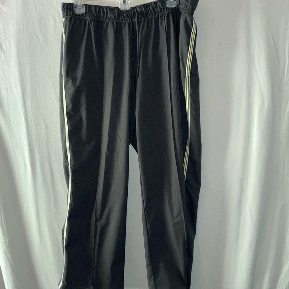SJB Gray Joggers with Yellow Accent